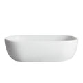 DeerValley Bath DeerValley DV-1V432 Prism White Ceramic Rectangular Vessel Bathroom Sink Vessel sink