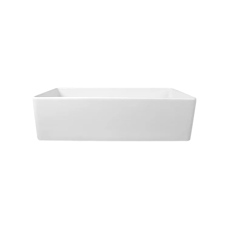 DeerValley Bath DeerValley DV-1K505 Grove Fireclay 36" L x 18" W Farmhouse Kitchen Sink Kitchen Sink