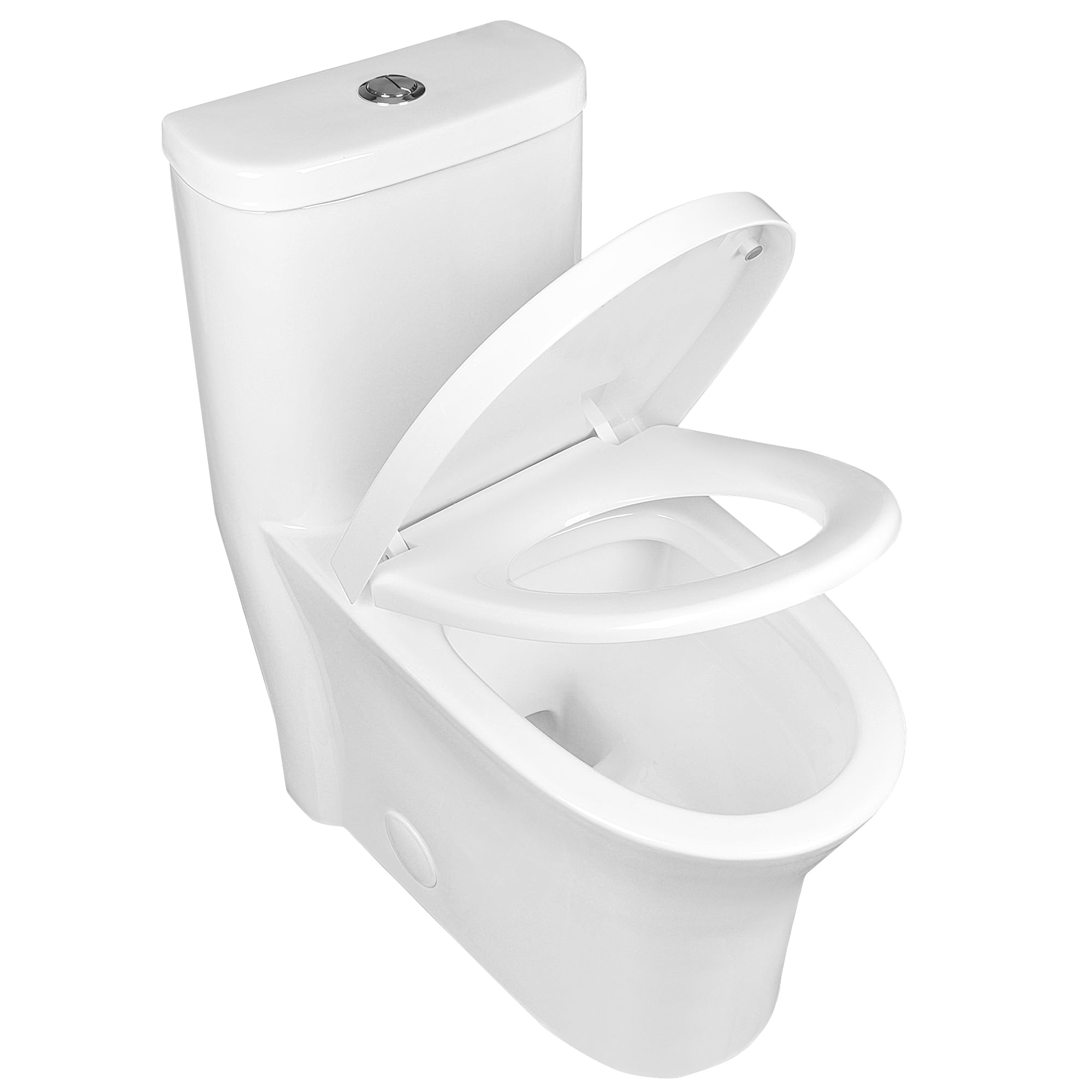 CONCORD One Piece Toilet, Dual Flush 1.1/1.6 GPF and MAP 600g, Standard White Toilet Bowl