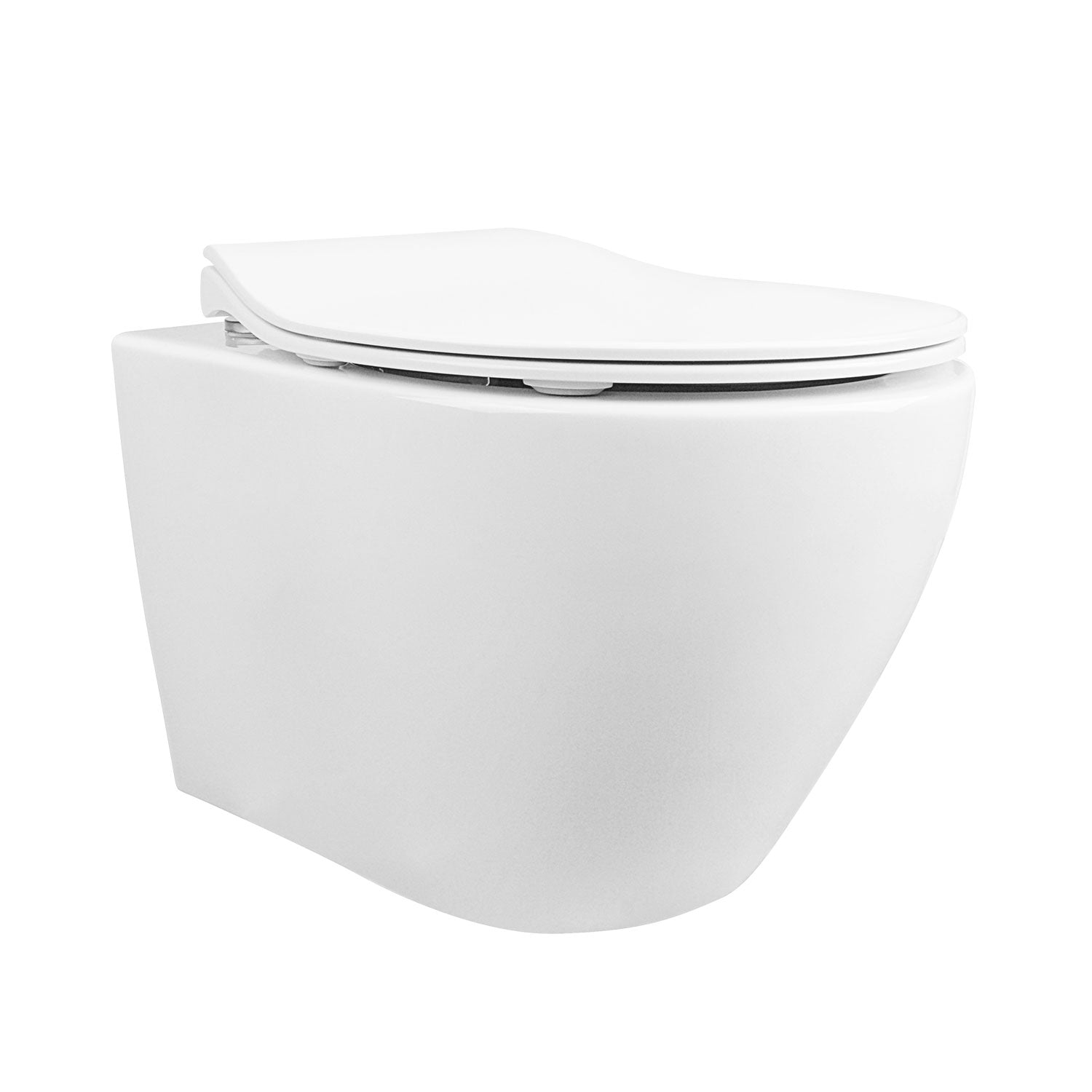 DeerValley Bath LIBERTY Wall-Hung Elongated Toilet, 1.1/1.6GPF Dual-Flush with Multiple Colors Toilet