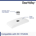 DeerValley Bath DeerValley Tank Lid Collection(Not with a flush button) Toilet Accessories