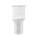 DeerValley Bath DeerValley DV-1F52676 Horizon Dual-Flush Elongated Ceramic Dual Flush Fully Skirted Water Saving One-Piece Full-Size Toilet (Seat Included) Toilet