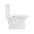 DeerValley Bath DeerValley DV-1F52676 Horizon Dual-Flush Elongated Ceramic Dual Flush Fully Skirted Water Saving One-Piece Full-Size Toilet (Seat Included) Toilet