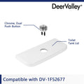 DeerValley Bath DeerValley Tank Lid Collection(Not with a flush button) Toilet Accessories