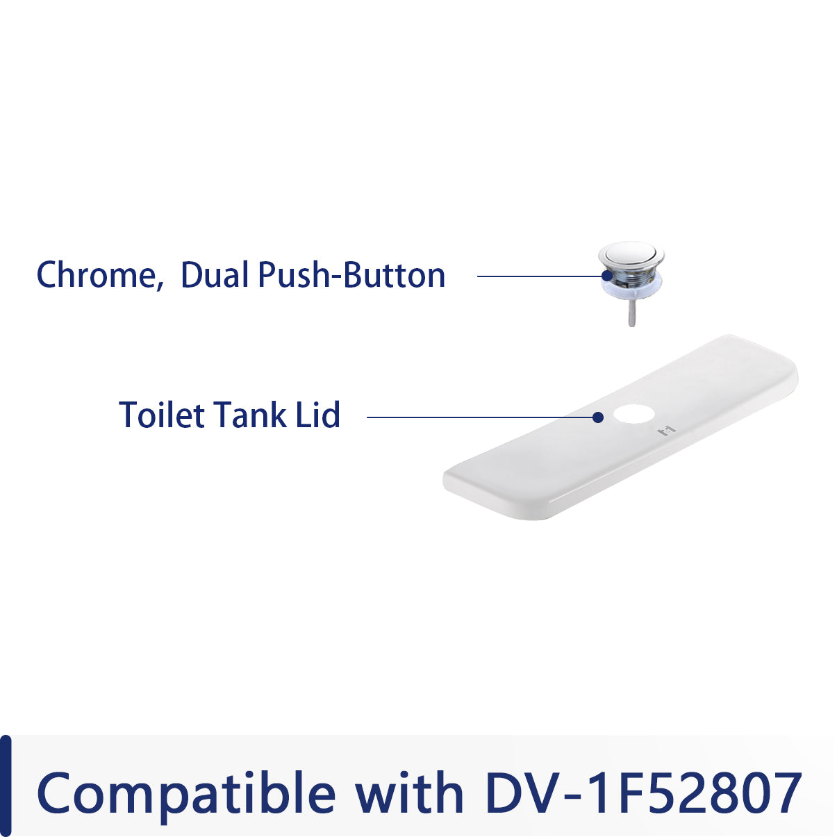 DeerValley Bath DeerValley Tank Lid Collection(Not with a flush button) Toilet Accessories