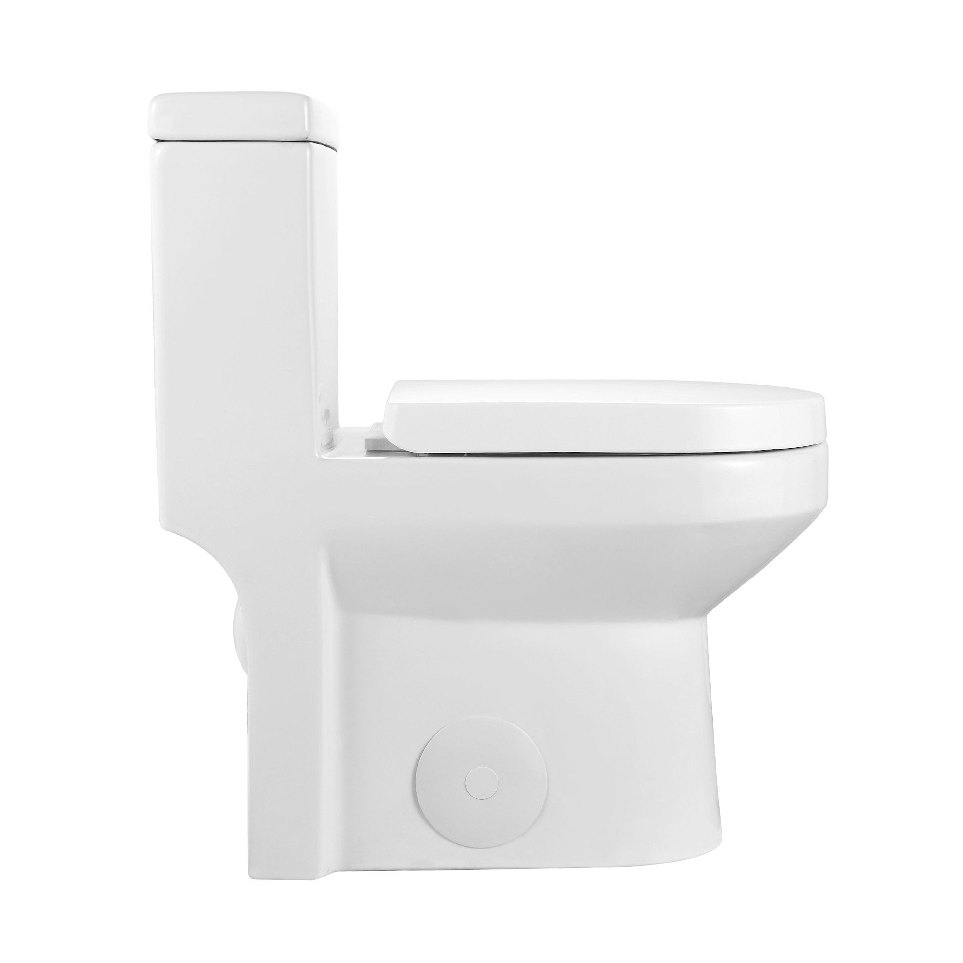 DeerValley Bath DeerValley DV-1F52812 Liberty Dual-Flush Elongated One-Piece Toilet (Seat Included) Toilet