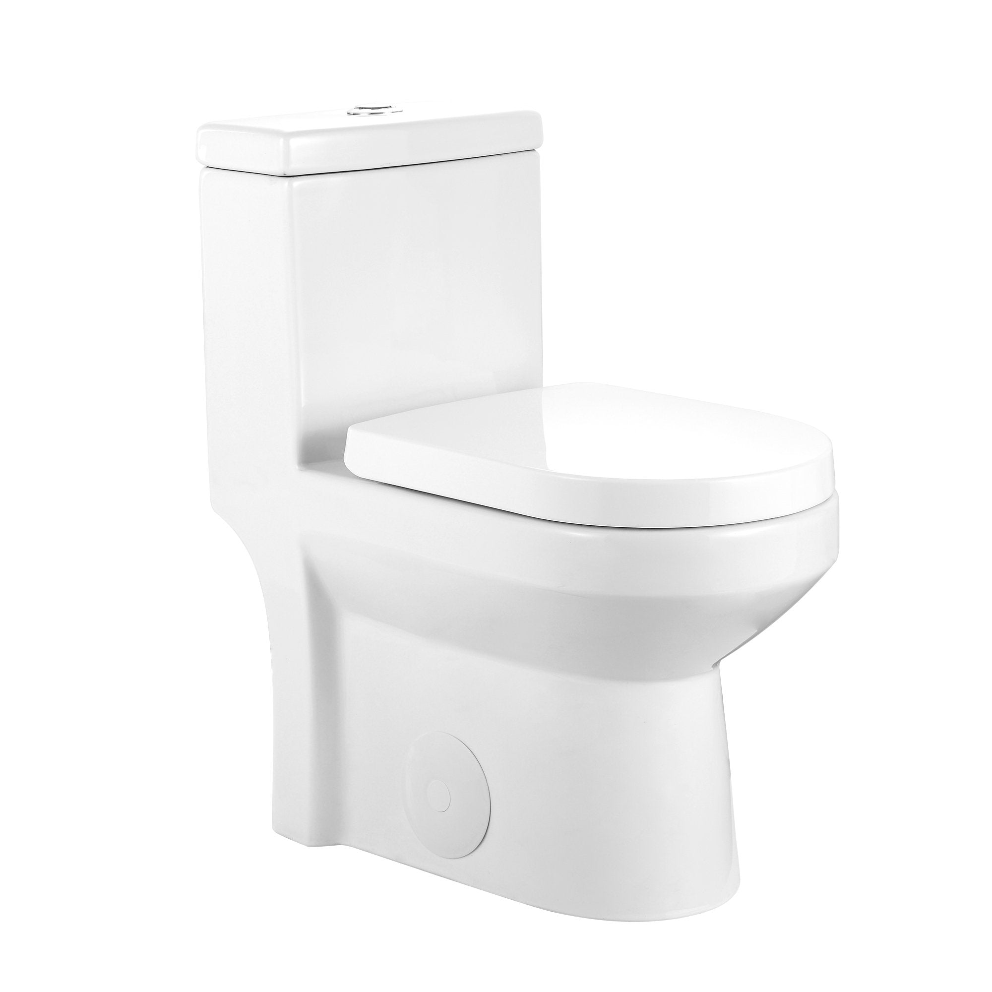 DeerValley Bath DeerValley DV-1F52812 Liberty Dual-Flush Elongated One-Piece Toilet (Seat Included) Toilet