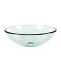 DeerValley Bath DeerValley DV-1G0005 Glass Circular Vessel Bathroom Sink Vessel Sink