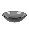 DeerValley Bath DeerValley DV-1G0008 Glass Circular Vessel Bathroom Sink Vessel sink