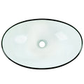 DeerValley Bath DeerValley DV-1G0009 Glass Oval Vessel Bathroom Sink Vessel sink