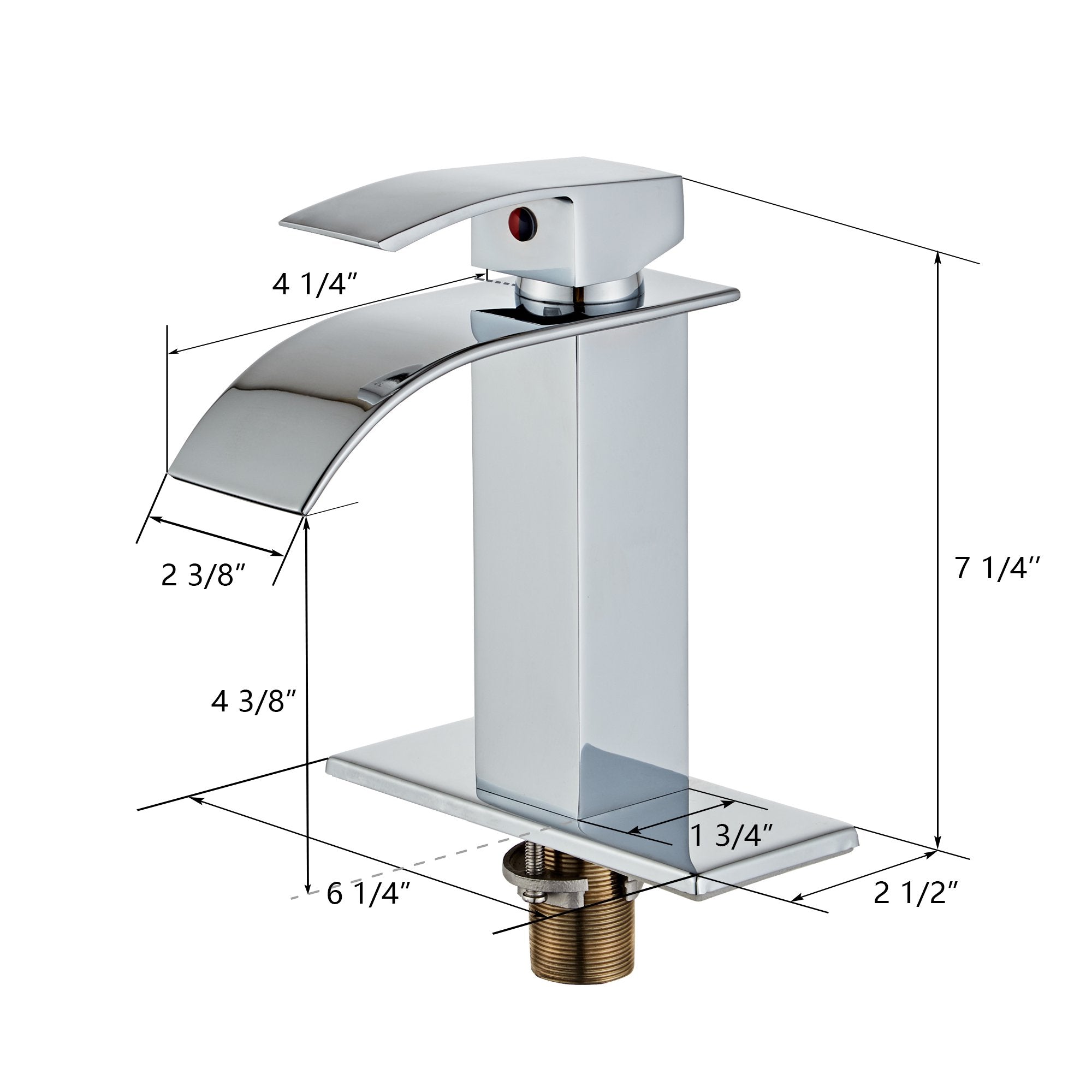 Single hole selling faucet