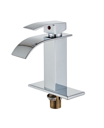 DeerValley Bath DeerValley DV-1J82816 Dynasty Waterfall Single Hole Bathroom Faucet Faucet