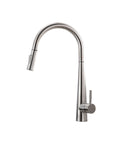 DeerValley Bath DeerValley DV-1J82291 Gleam Stainless Steel Single-Handle 17.69'' Kitchen Faucet With Sprayer Kitchen Faucet