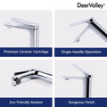 DeerValley Bath DeerValley DV-1J82822 Ursa Single Hole Bathroom Sink Faucet Faucet