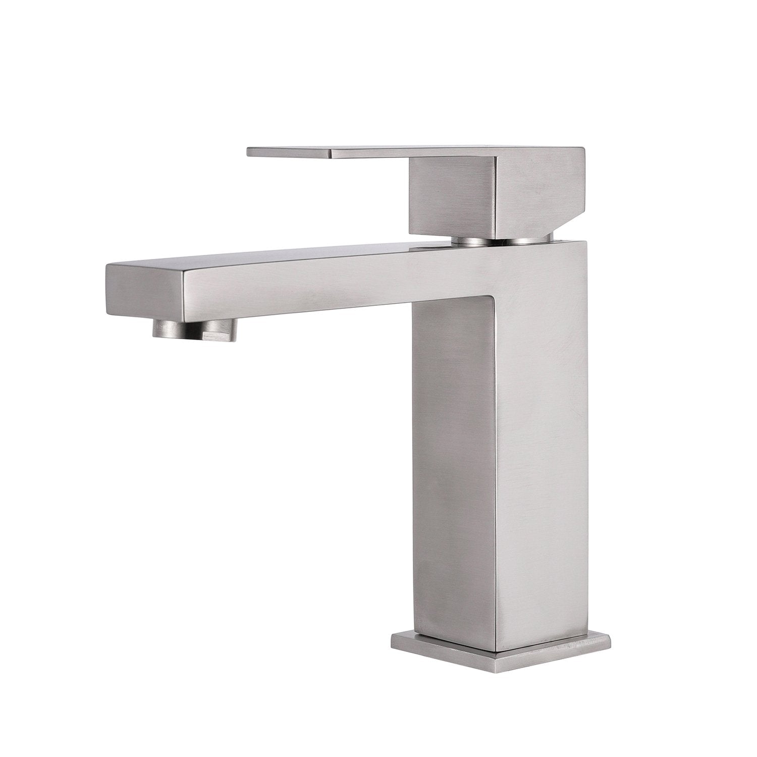 DeerValley Bath DeerValley DV-1J82901 Ursa Single Hole Silver Bathroom Faucet Faucet