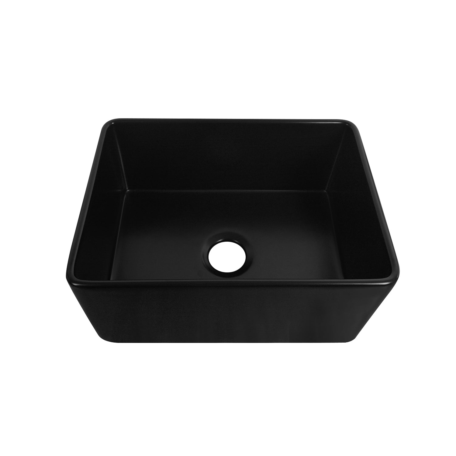 DeerValley Bath DeerValley DV-1K0012 Perch Fireclay 24" L x 18" W Farmhouse Kitchen Sink Kitchen Sink