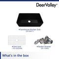 DeerValley Bath DeerValley DV-1K0017 Solstice Fireclay 33