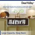 DeerValley Bath DeerValley DV-1K0017 Solstice Fireclay 33