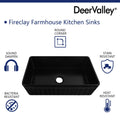 DeerValley Bath DeerValley DV-1K0017 Solstice Fireclay 33