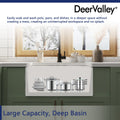 DeerValley Bath DeerValley DV-1K501 Perch Fireclay 24