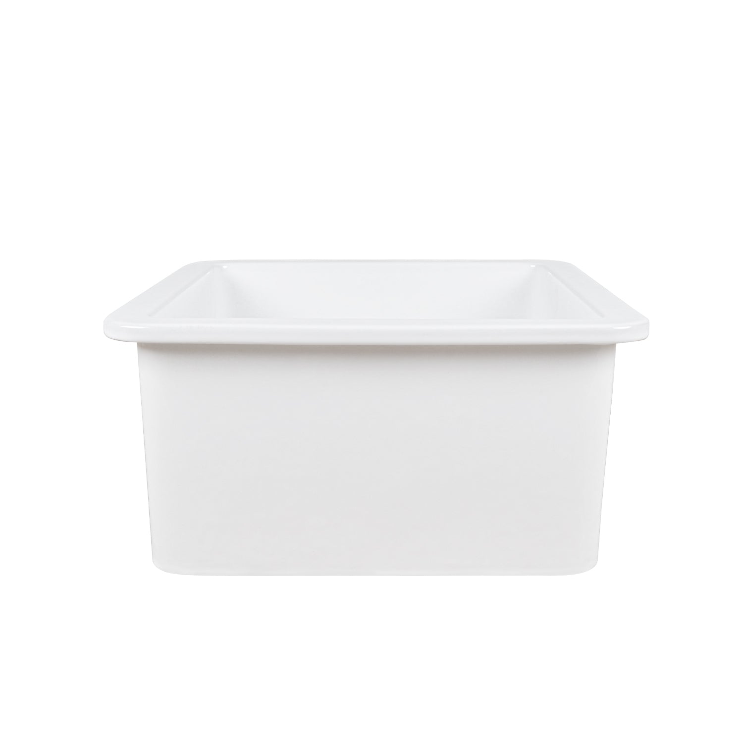 DeerValley Bath DeerValley DV-1K507 Haven Square Fireclay 18.11" L x 18.11" W Farmhouse Kitchen Sink