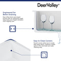 DeerValley Bath DeerValley DV-1K507 Haven Square Fireclay 18.11