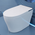 DeerValley Bath DeerValley DV-1S0029 Smart Bidet Toilet, One-Piece Elongated Smart Toilet with Foot Kick Flush, Warm Wash (Seat Included) Smart Seriers