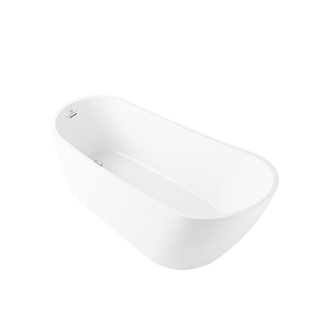 DeerValley Bath DeerValley DV-1T173 Prism 67" x 29" Freestanding Soaking Acrylic Bathtub