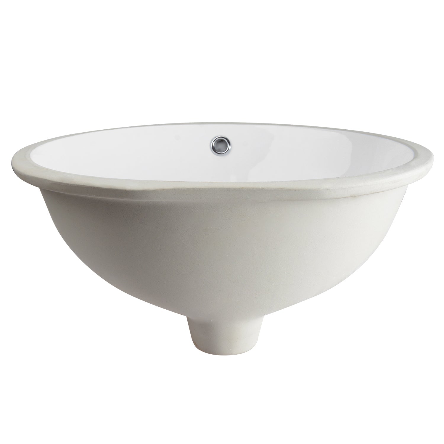 DeerValley Bath DeerValley DV-1U305 Symmetry 19 1/2" X 15 3/4" Oval Vitreous China Undermount Bathroom Sink With Overflow Hole Undermount Sinks