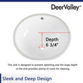 DeerValley Bath DeerValley DV-1U305 Symmetry 19 1/2