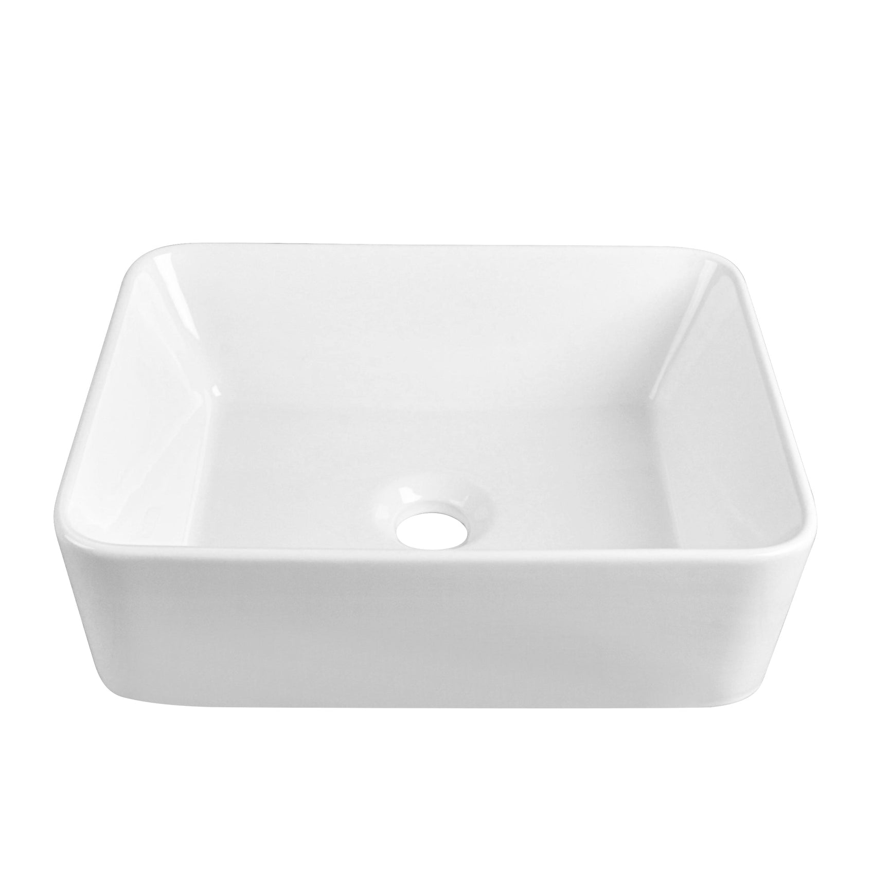 Deervalley Dv 1v0048 Liberty 12 White Ceramic Rectangular Vessel