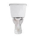 DeerValley Bath DeerValley DV-2F52531 Dynasty 1.28 GPF (Water Efficient) Elongated Two-Piece Toilet (Seat Included) Toilet