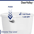 DeerValley Bath DeerValley side press flush button (Fit with DV-2F52531)