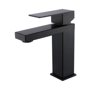 DeerValley Bath DeerValley DV-1J82903 Ursa Single Hole Bathroom Faucet Black Faucet