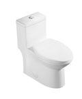 DeerValley Bath DeerValley DV-1F52508 Symmetry One Piece Toilet 1.1/1.6 GPF Elongated Standard Toilet with Comfortable Seat Height (Seat Included) Toilet