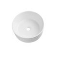 DeerValley Bath DeerValley DV-1V063 Symmetry White Ceramic Circular Vessel Bathroom Sink Vessel sink