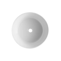 DeerValley Bath DeerValley DV-1V063 Symmetry White Ceramic Circular Vessel Bathroom Sink Vessel sink