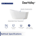 DeerValley Bath DeerValley DV-1T171 Prism 59