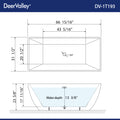 DeerValley Bath DeerValley DV-1T193 Apex 67